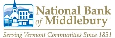 national bank of Middlebury Logo